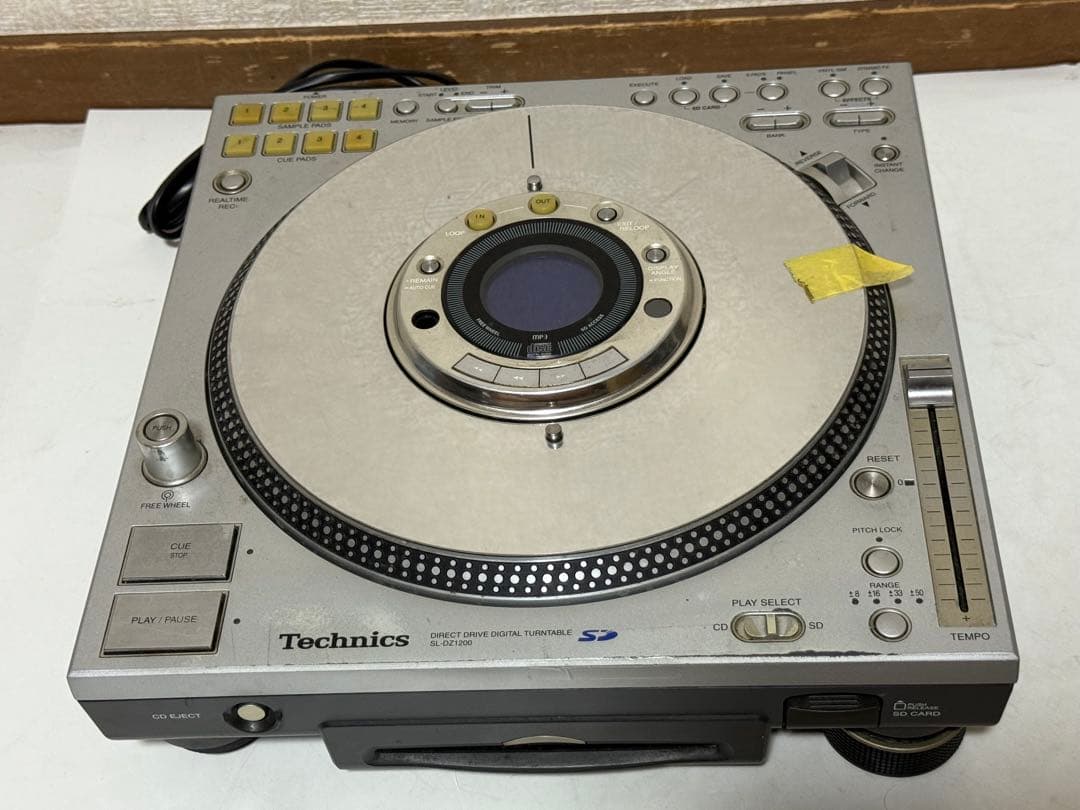 ジャンク品 通電OK Technics SL-DZ1200 DJ機材