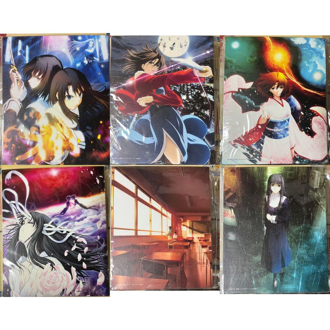 空の境界　キャンバスボード　両儀式　浅上藤乃　黒桐幹也　パネル　アート　型月