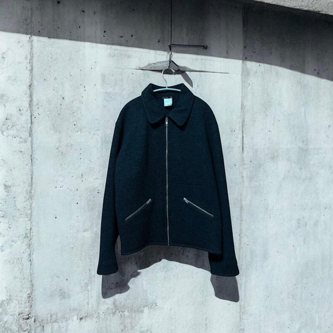 ジャケット・アウター 90s agnes b. wool stand collar blouson