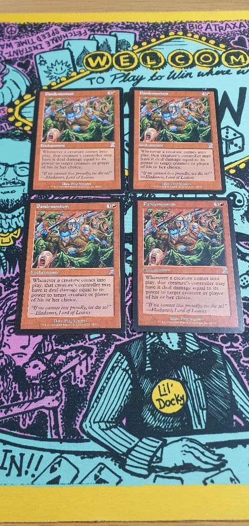 MTG 伏魔殿/Pandemonium TSP 4枚 版 MTG 伏魔殿 Pandemonium 英語 4枚 - メルカリ