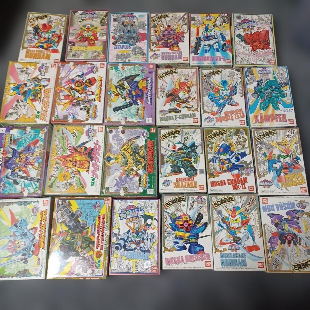 BB戦士　ガンダム　sd戦国伝　プラモデル　ジャンク　大量　レトロ　24箱