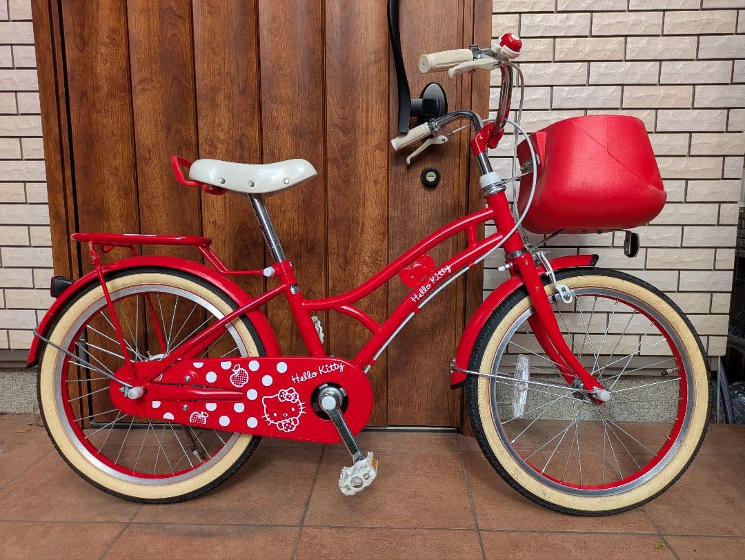 ハローキティ 18インチ　自転車　子供用　サイクルあさひ　幼児　【室内保管】