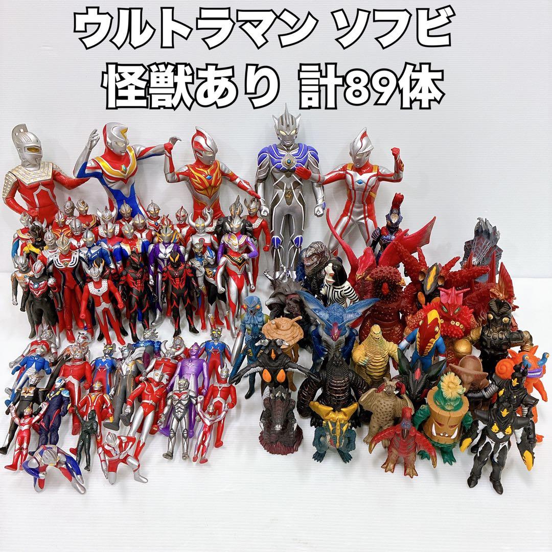 Anybuy公式アカウント1号機様 ウルトラマン ソフビ 89体 怪獣あり