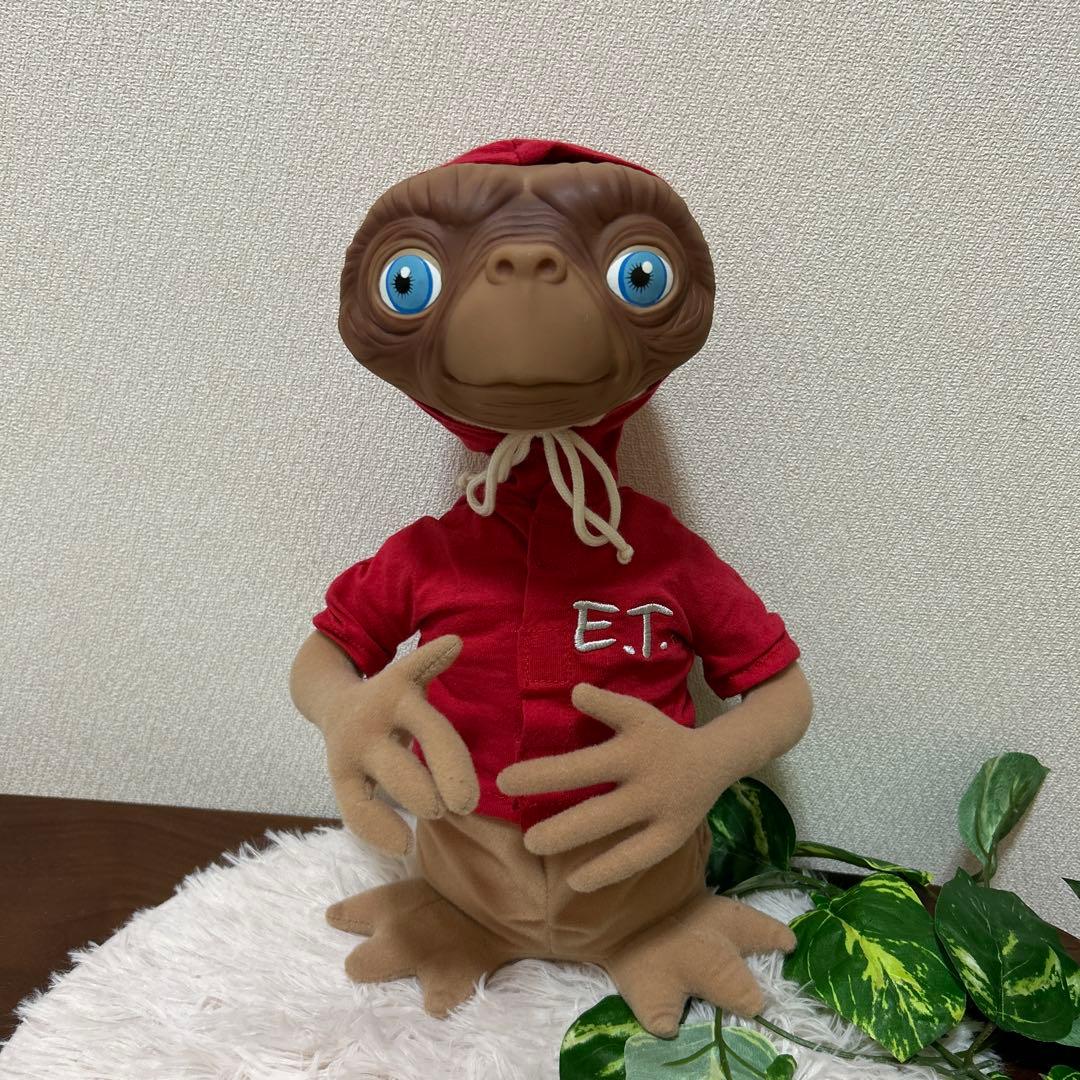 希少】☆E.T ビンテージ 映画 applause社製 人形 ラバーフェイス