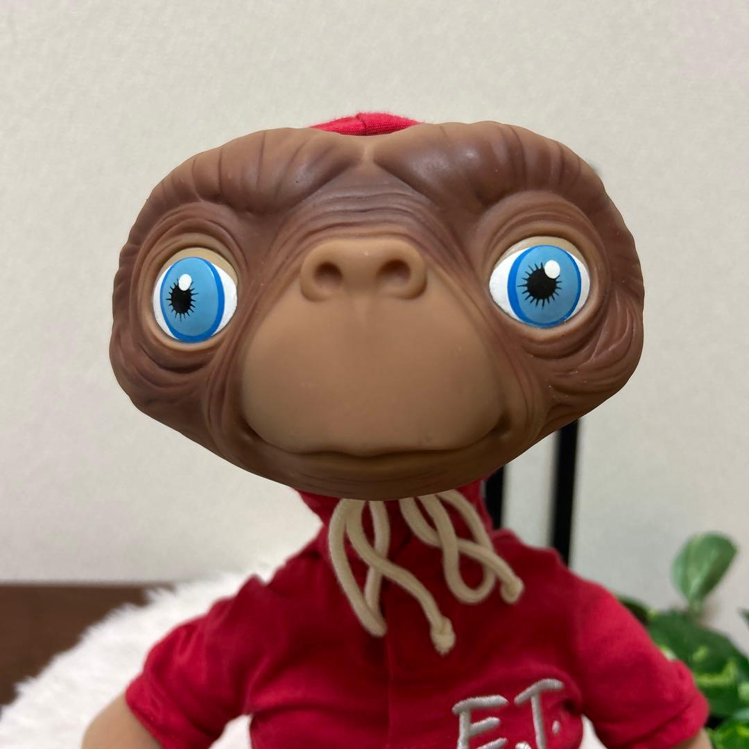 希少】☆E.T ビンテージ 映画 applause社製 人形 ラバーフェイス