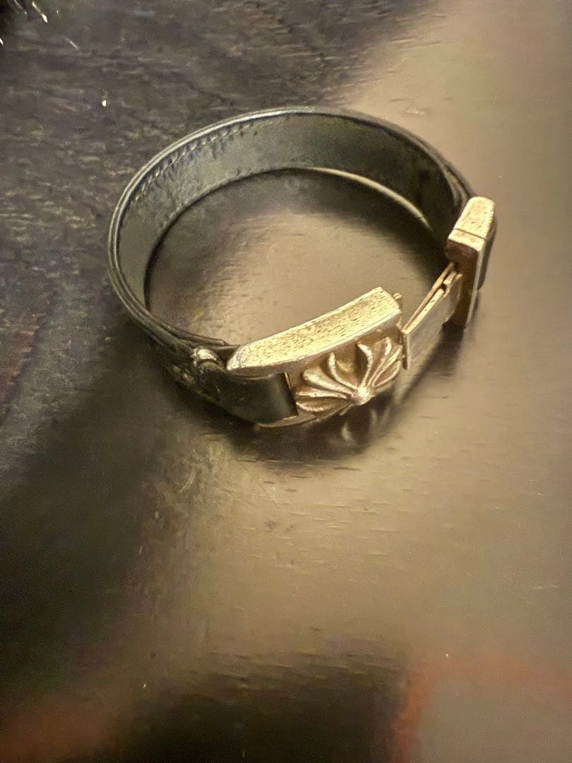 CHROME HEARTS HARNESS CLASP レザーブレスレット