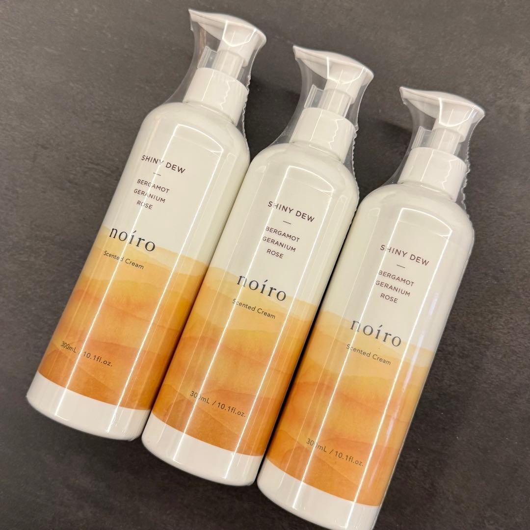 新品noiro センティッドクリームSD シャイニーデュー300ml 3本セット