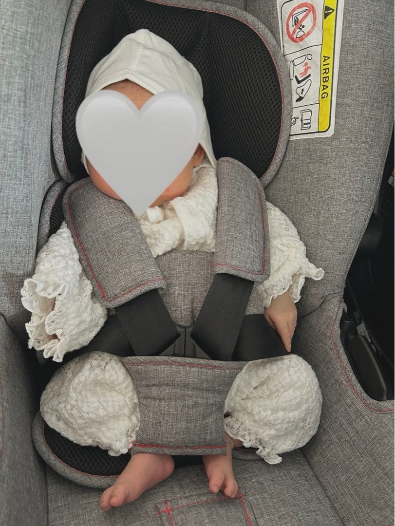 美品】de.sh0p ぽってりシルエットロンパース（short）退院着