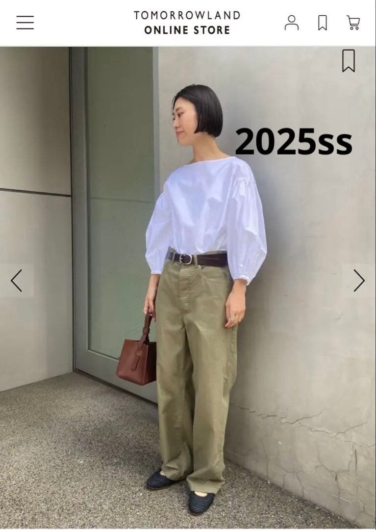 【定価2.9万/25ss】GALERIE VIE ブラウス