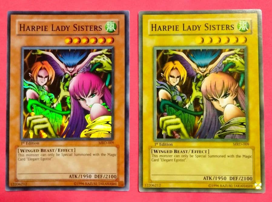 エラー ハーピィレディ三姉妹 1st faded 英語 初期 比較付