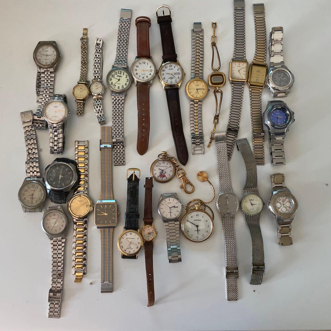 腕時計まとめ売りseiko citizen G-SHOCK FavreLeuba