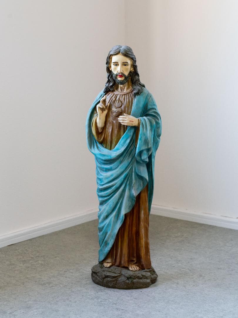 イエス・キリスト像 Jesus Statue アンティーク 木彫り彫刻 Amazon.co.jp: 【dsdsad】ミニチュア木彫り イエス・キリスト像 8cm