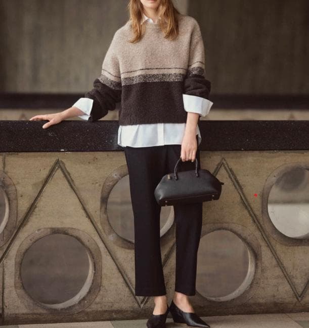 完売品 25AW◎セオリーリュクス Piazzo Quinn Sweater