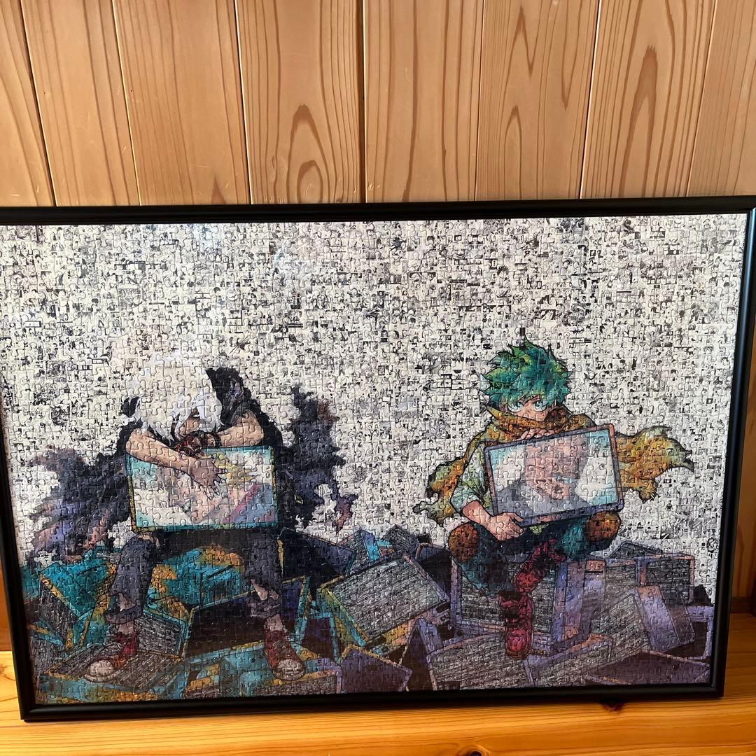 僕のヒーローアカデミア　モザイクアートパズル　完成品 完成品】ヒロアカ 原画展 モザイクアートパズル - メルカリ