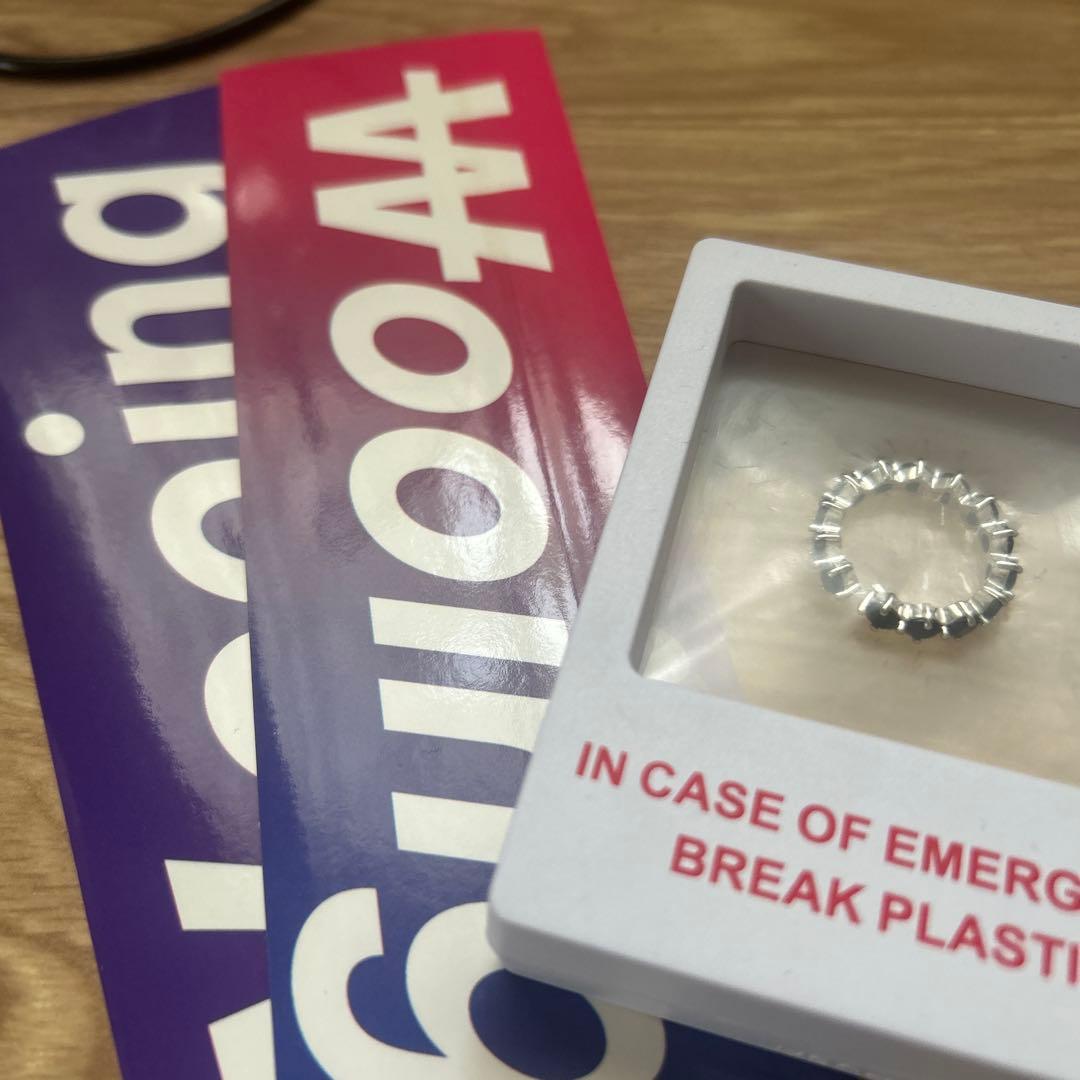 WOOINGリングフリーサイズ　BTSジョングク使用　ブラック