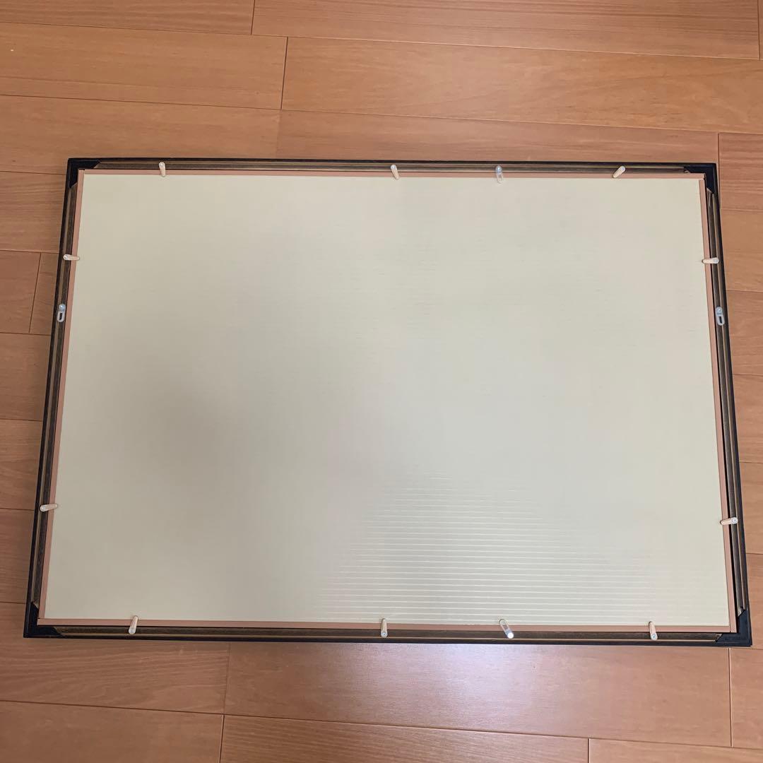 ①ブラックバス ジグソーパズル完成品 箱付 1000ピース 木製額縁付