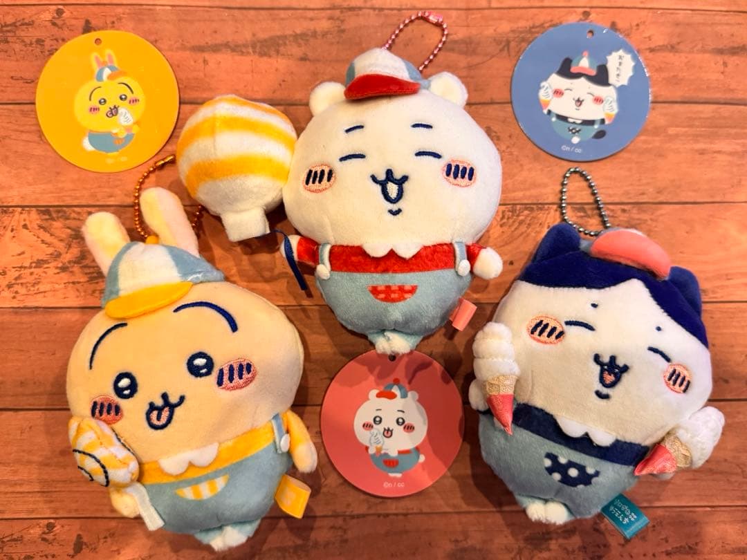 ちいかわワクワクゆうえんちぷちミニマスコット（ちいかわ・ハチワレ・うさぎ）セット ちいかわ ワクワクゆうえんち ぷちミニマスコット（ハチワレ） | ちい