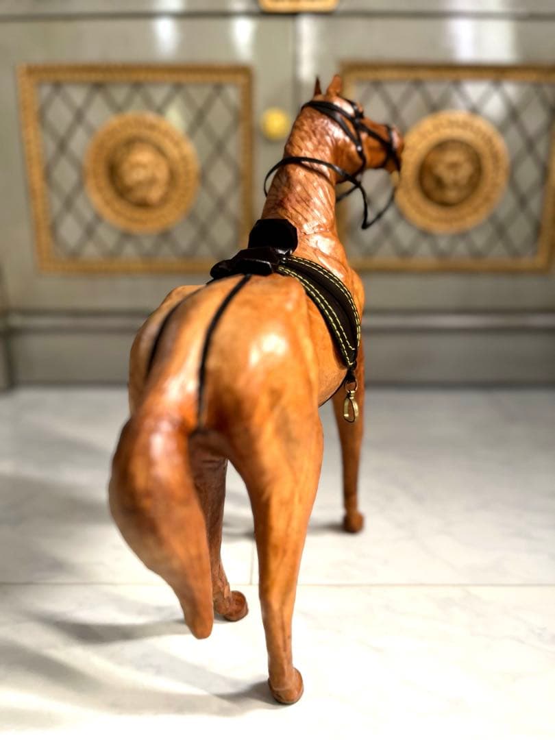 ヴィンテージ 馬 オブジェ レザー phigvel old joe RRL - メルカリ