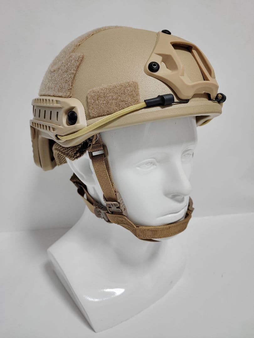 NIJ IIIA レベル3A 防弾ヘルメット TAN 55～62cm 新品未使用