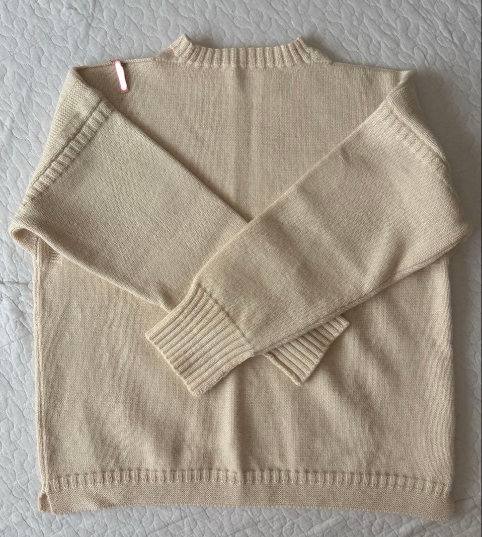 【towa】Le tricoteur クリーム色 長袖セーター サイズ48