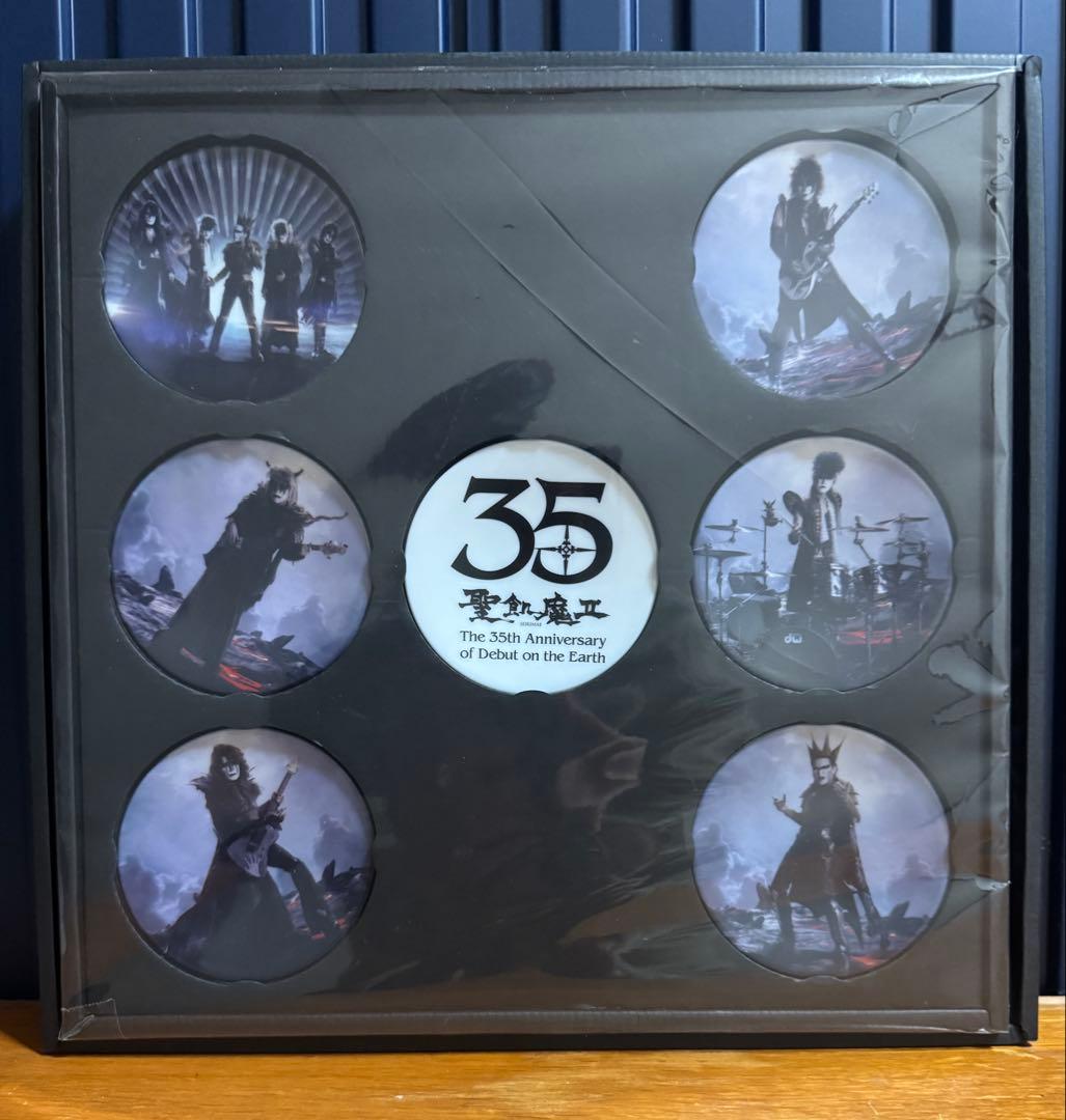 ☆聖飢魔Ⅱ☆35th記念ご尊影美濃焼小皿☆７枚セット未使用品☆