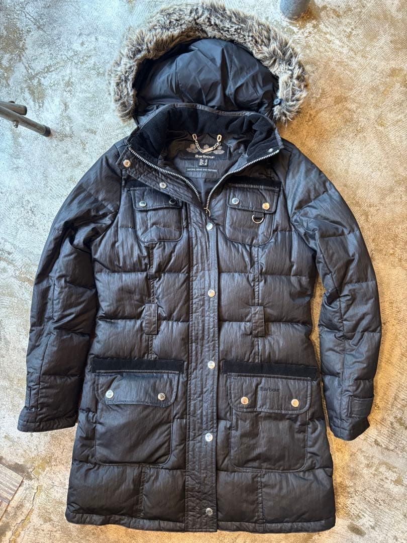 【美品】【サンプル】Barbour バブアー　ダウンコート　M(レディース) Barbour（バブアー） コート アウター 「WEB＋一部店舗限定」Barbour