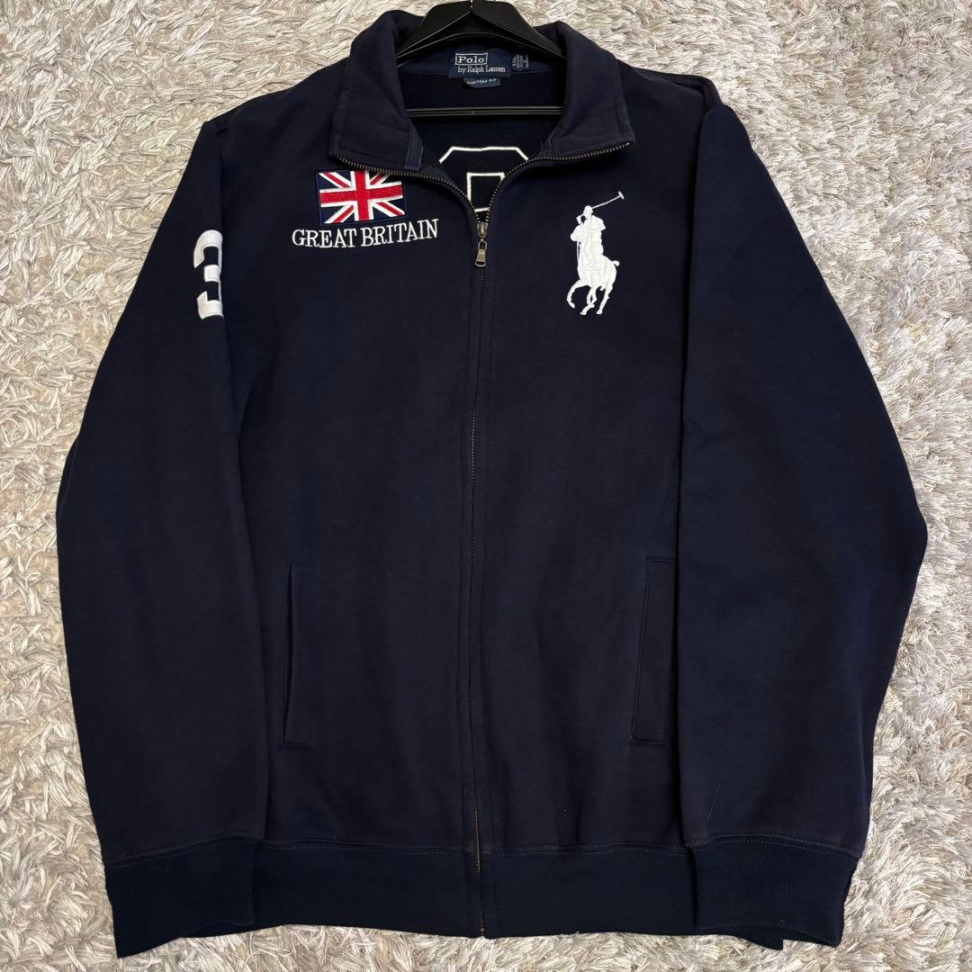 90sポロラルフローレン ネイビー ジップアップ スウェット イギリス 裏起毛 楽天市場】90s ポロ ラルフローレン 裏 サーマル フルジップ