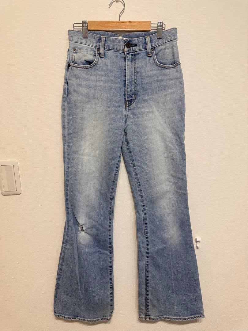 MOUSSY ブーツカットデニム ライトブルー26(S,M相当) | Shop at
