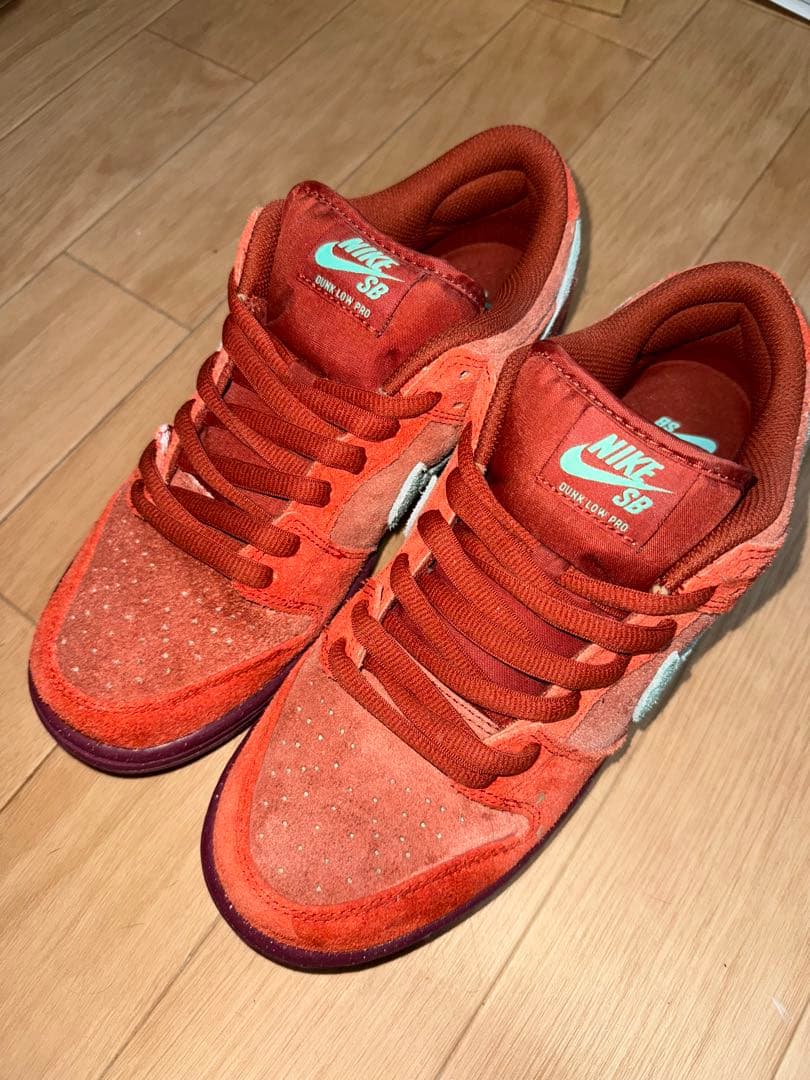 スケートボード Nike Dunk SB Low Pro Premium Mystic RED