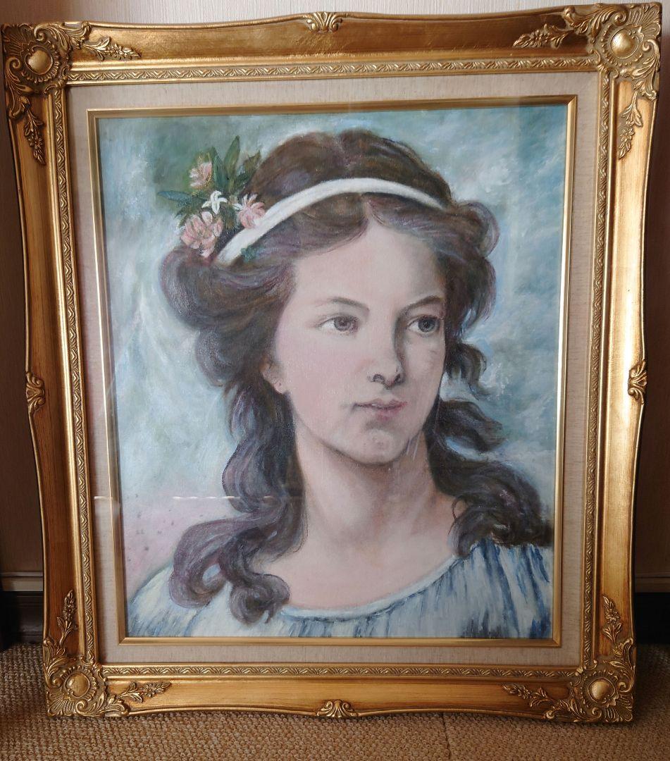 宮廷画家ビジェルブランの少女画です。油彩画模写 楽天市場】油絵 エリザベート・ルイーズ・ヴィジェ・ルブランの名作_