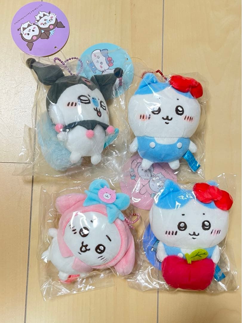 ちいかわ　サンリオキャラクターズ　ぷちミニマスコット　ひっかけぬいぐるみ　セット