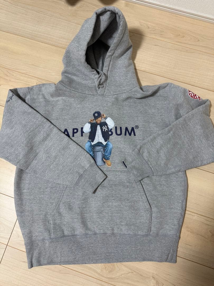 APPLEBUM × MLB NY ヤンキースボーイ パーカー L アップルバム 