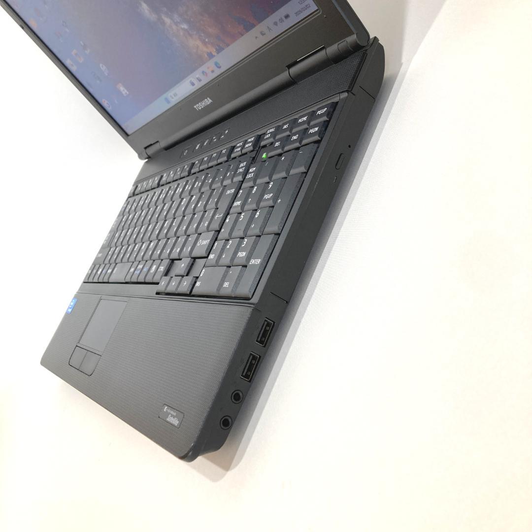 訳あり✨初心者✨SSD・大画面・DVD✨黒✨すぐ使えるノートパソコン