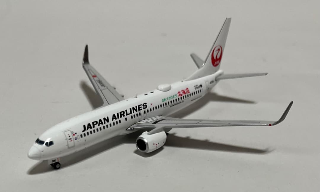JAL B737-800 JA306J 北海道 非売品・新商品情報】1/400 737-800 JAL
