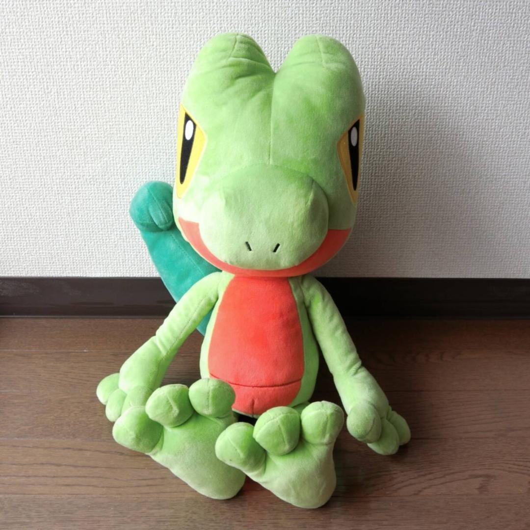 即決OK】美品 ポケモンセンター キモリ 等身大 ぬいぐるみ おすわりVer