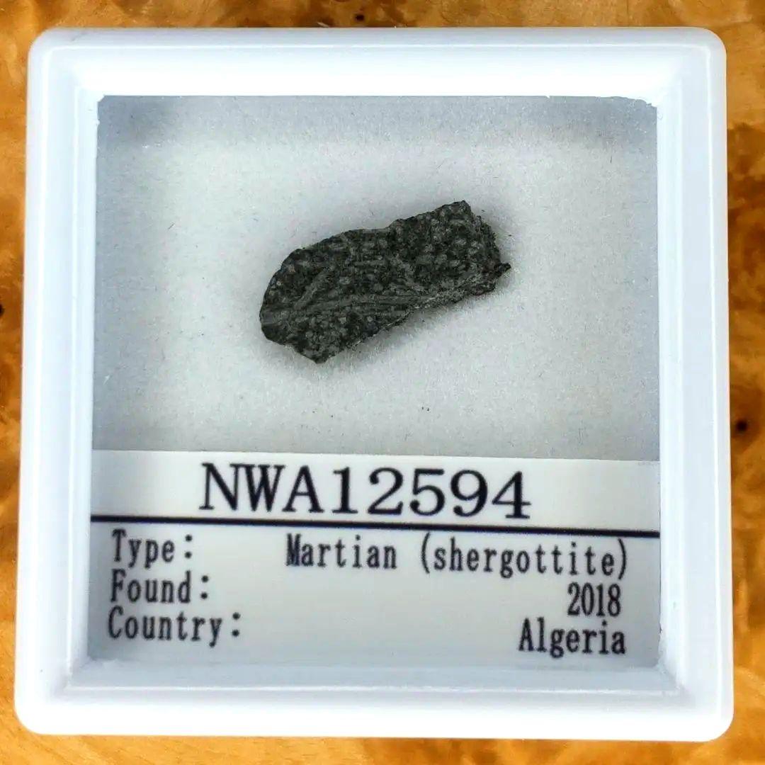 火星の石！シャーッゴッタイト　 NWA 12594　隕石標本　大 NWA 12564 火星隕石(Shergottite) 891 31.37g - 鉱物標本・隕石標本
