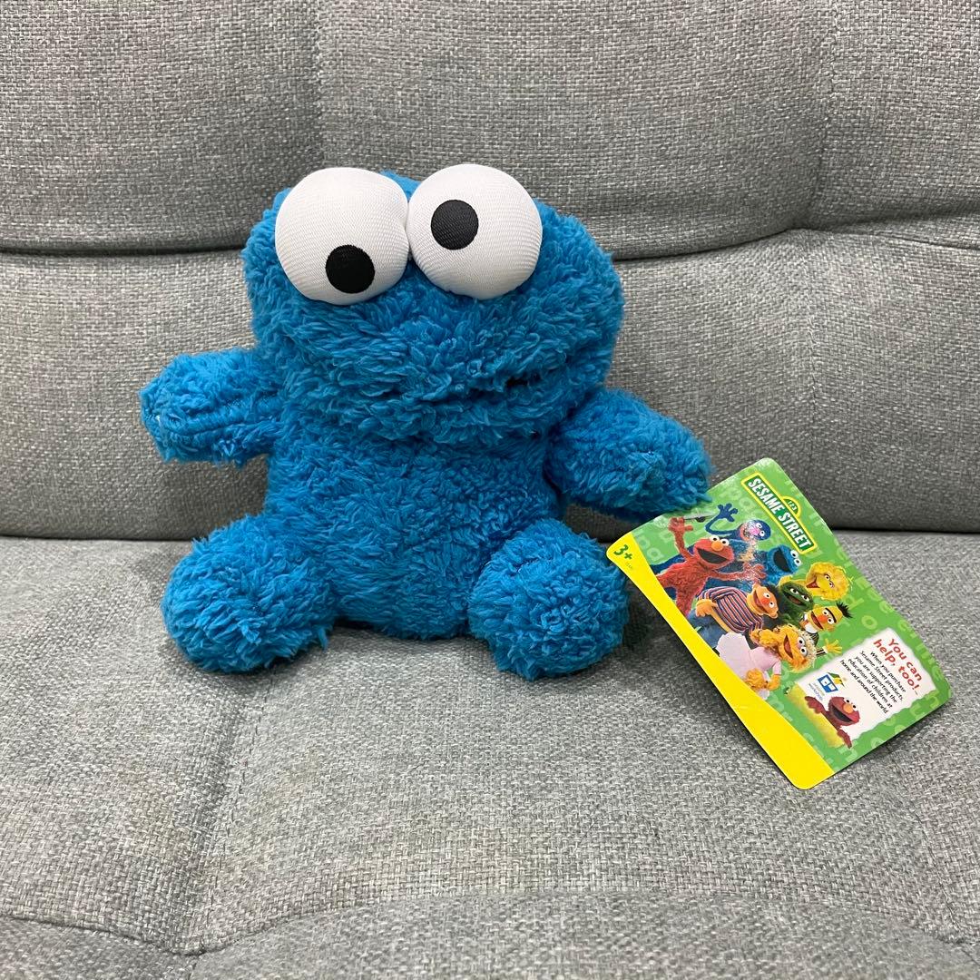 レトロ】クッキーモンスター セサミストリート ぬいぐるみ 初期 2006