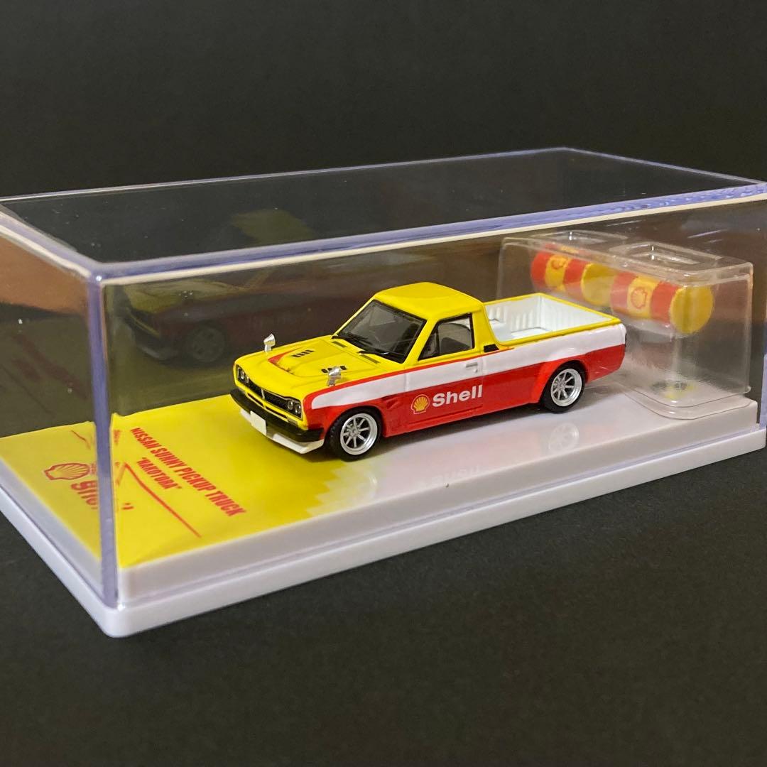 1/64 日産 サニー ハコトラ シェル - メルカリ