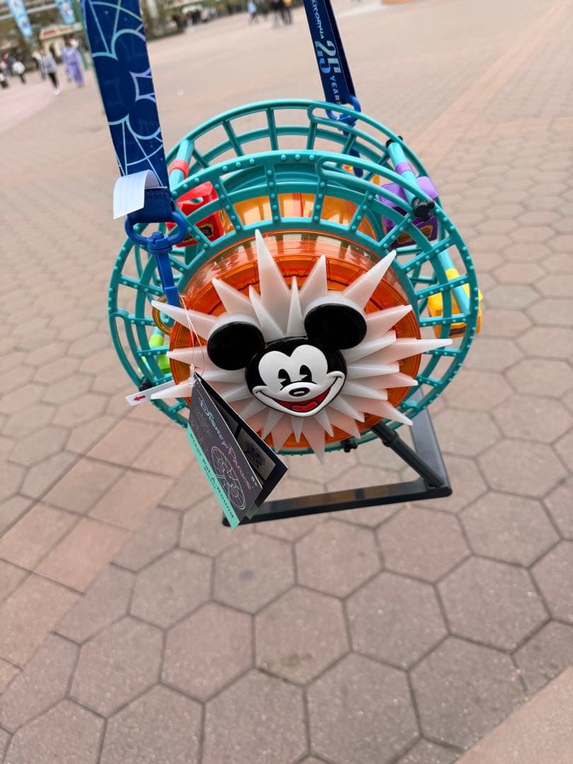 【最安値】カリフォルニアディズニー25周年 ポップコーンバケット　観覧車　バケツ