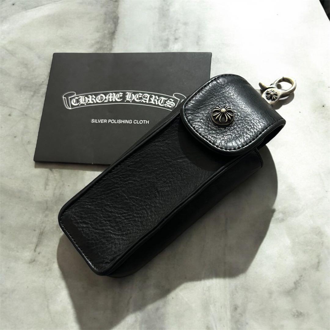 JJR様【極希少・鑑定済】クロムハーツ スイベルクリップ クロスボール レザー CHROME HEARTS（クロムハーツ） SWIVEL CLIP CROSS BALL スイベル
