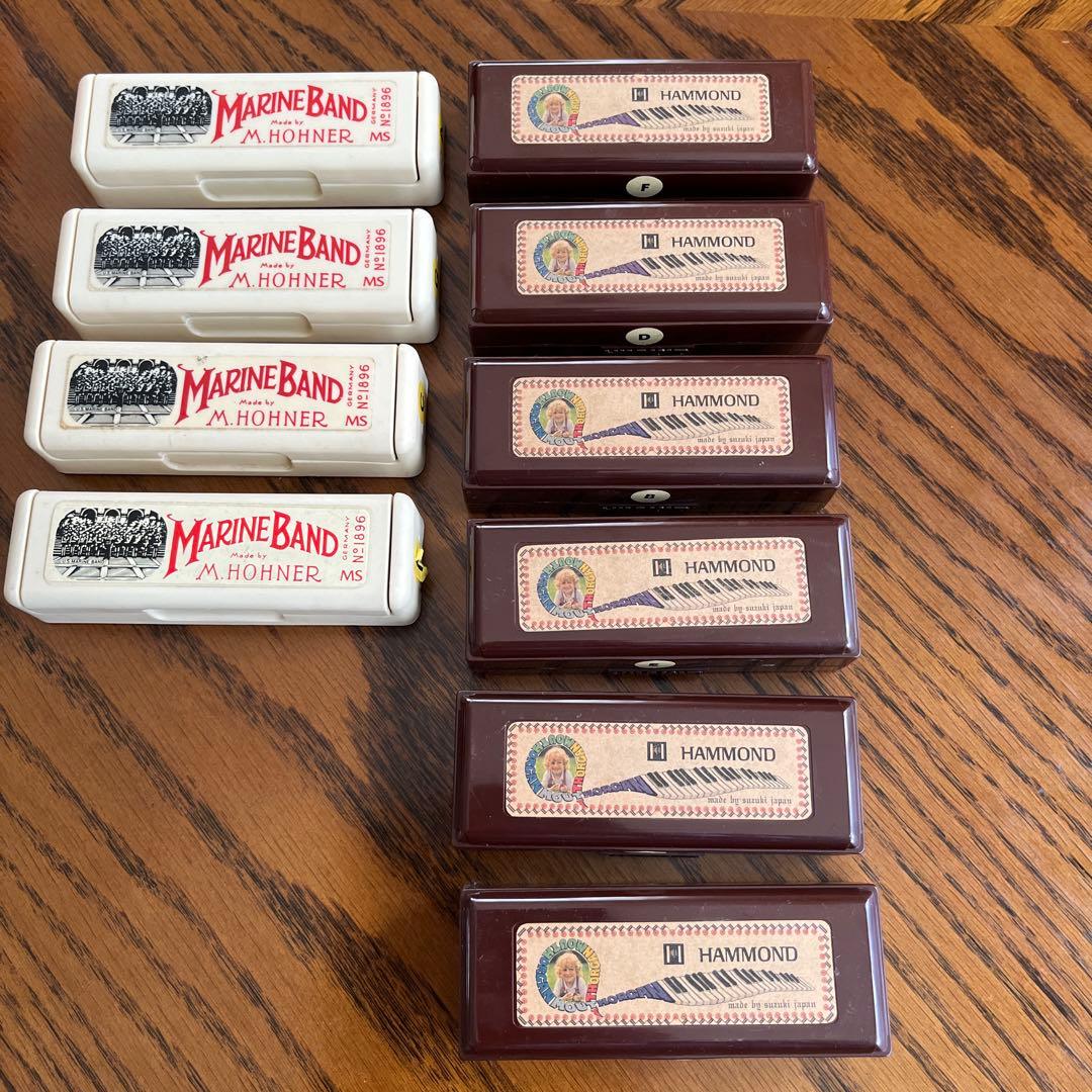 HOHNER MARINE BAND 4本& HAMMOND 6本セット HOHNER社マリンバンド125周年記念 発売当時のレプリカモデル限定入荷