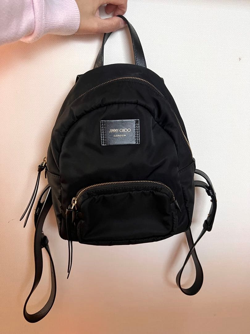 JIMMY CHOO ブラック リュック JIMMY CHOO（ジミーチュウ） リュックサック WILMER OAJ ウィルマー