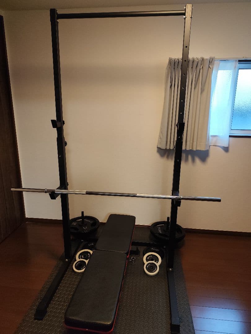 バーベルラック、フラットベンチセット