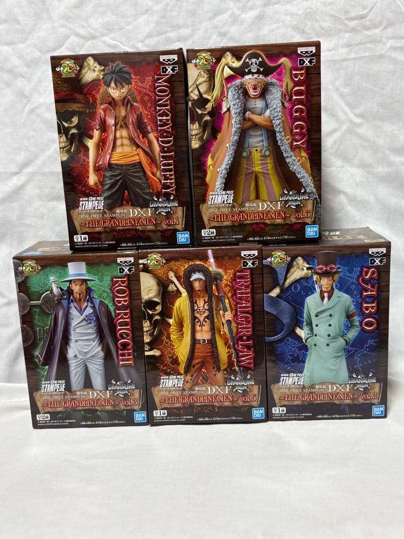 ⭐️未開封⭐️ワンピースグランドラインフィギュア⭐️5点セット【スタンピード】20TH