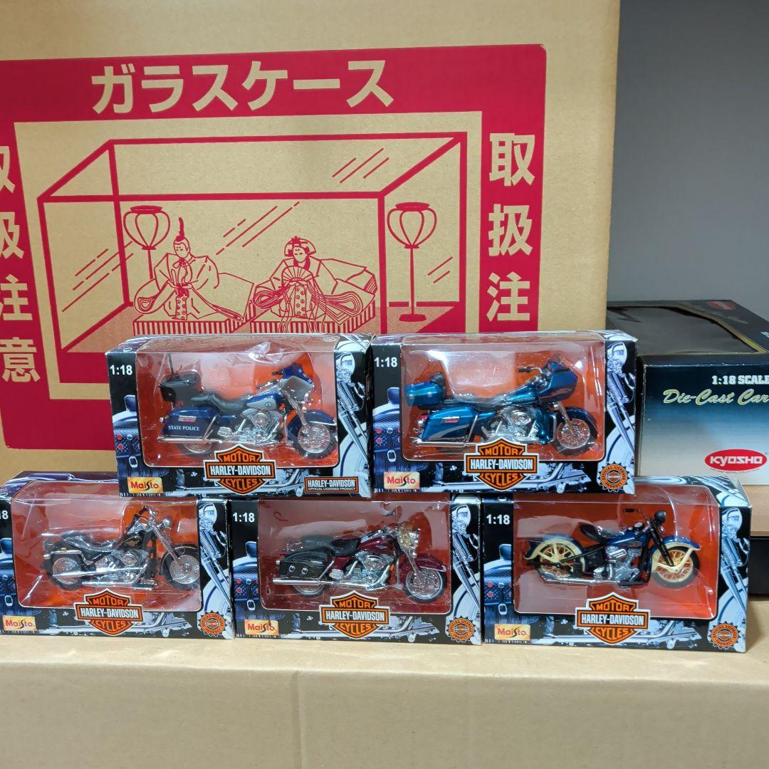 ハーレーダビッドソン 1:18 スケール モデル 5台セット