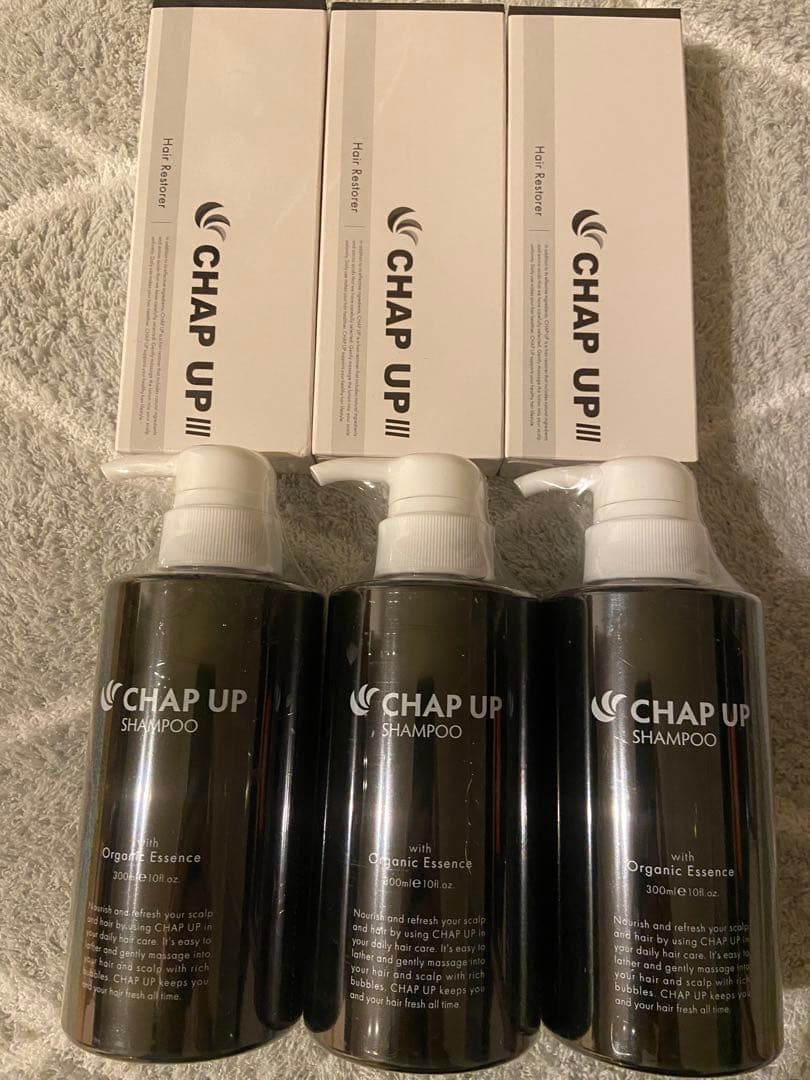 CHAP UP シャンプー 300ml3本、薬用育毛剤 120ml3本【計6本】 楽天市場】【15％OFF ☆ 3/11 1:59まで】公式 チャップアップ CHAP UP