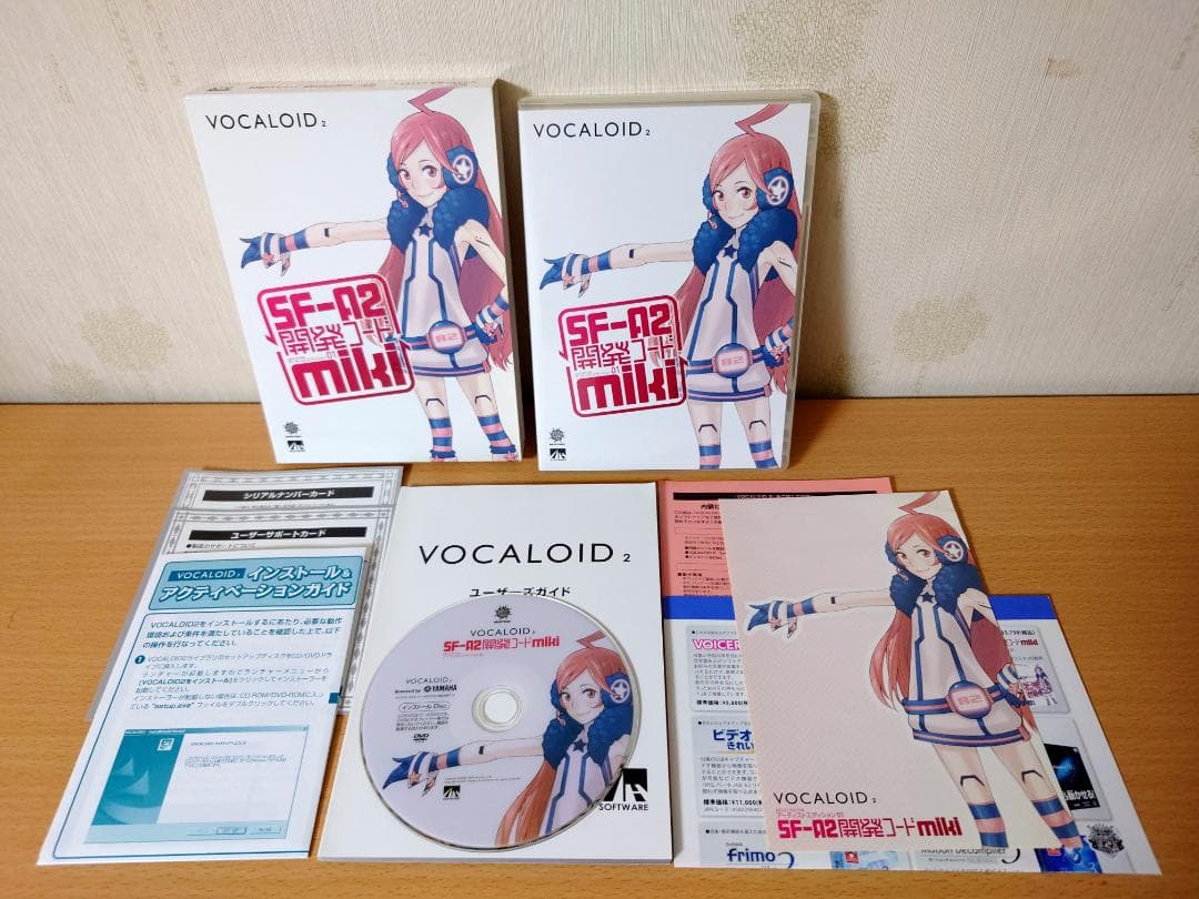 VOCALOID2 SF-A2 開発コード miki アクティベート可能 - メルカリ