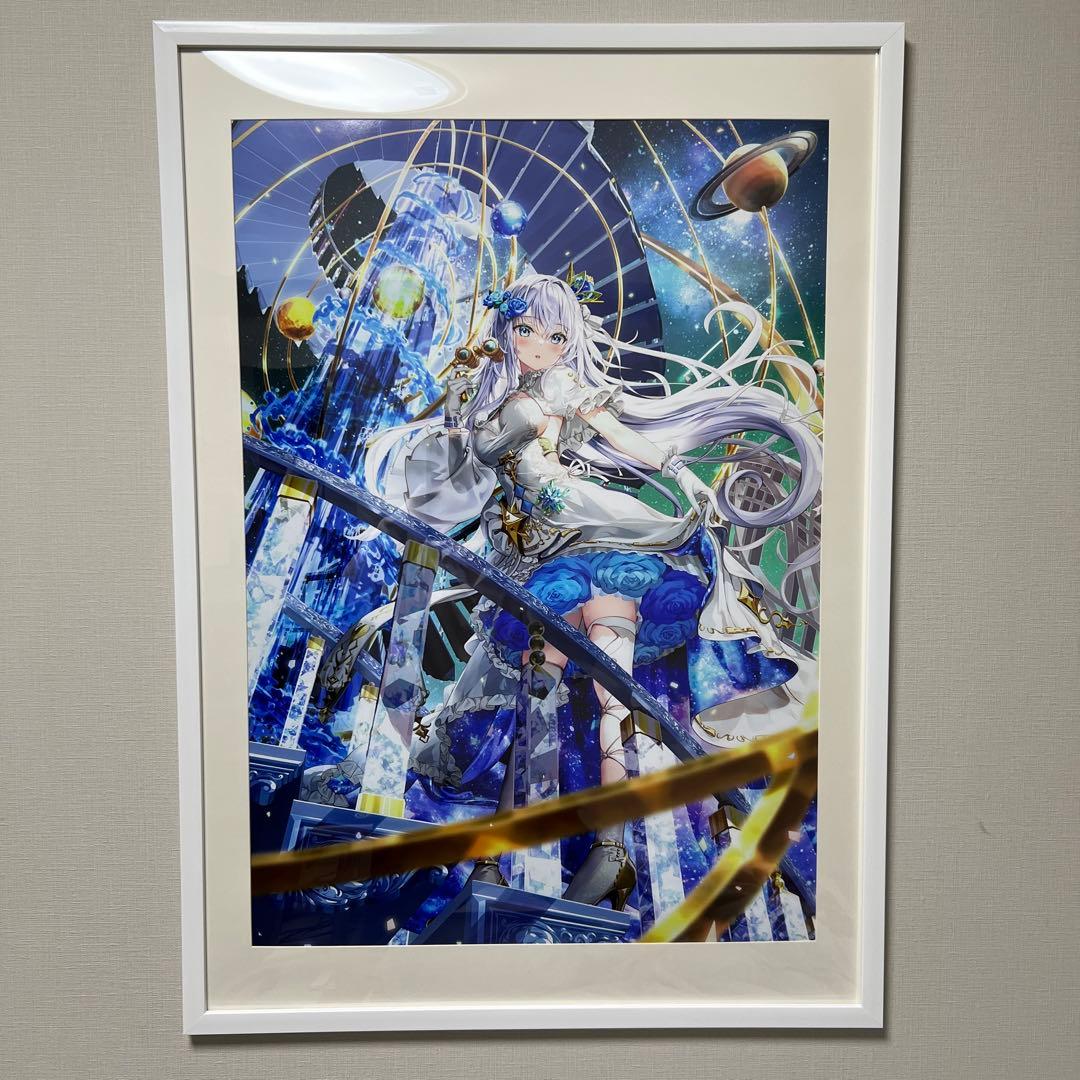 絵師100人展13 複製原画 藤真拓哉 額装済みA1 - メルカリ