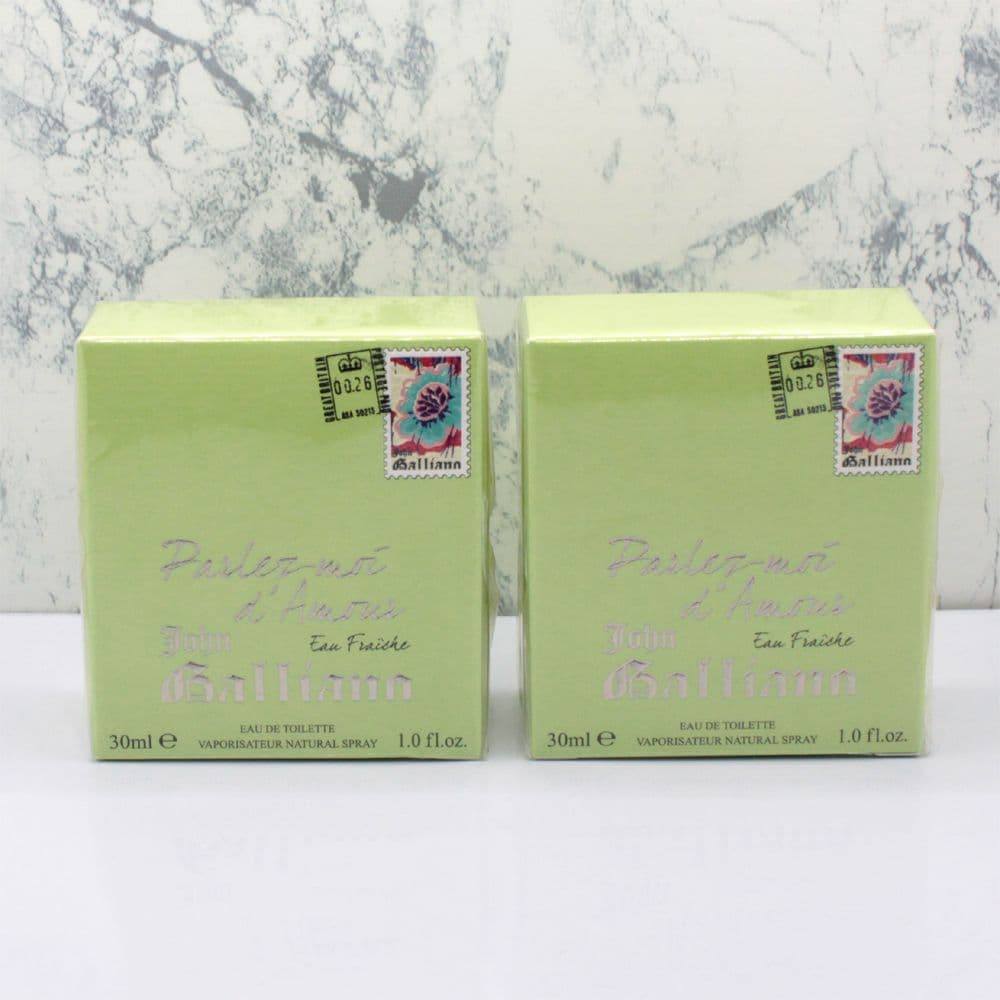 ジョンガリアーノ パルレ モア ダムール オーフレーシュ 30ml x2個