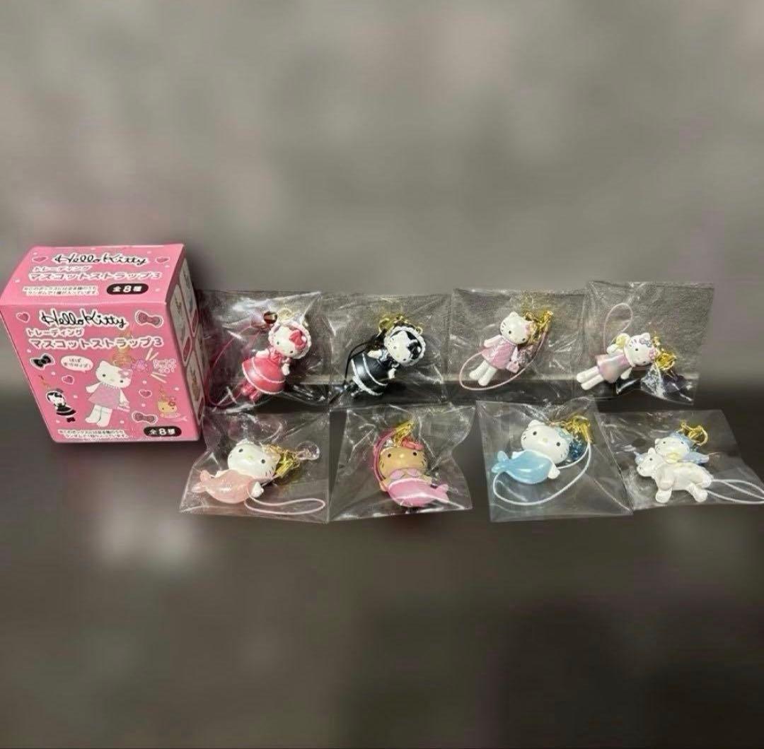 ハローキティ トレーディングマスコットストラップ3 コンプリート8種